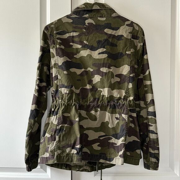 Old Navy Women's Camo Utility Jacket Size L - Picture 3 of 5